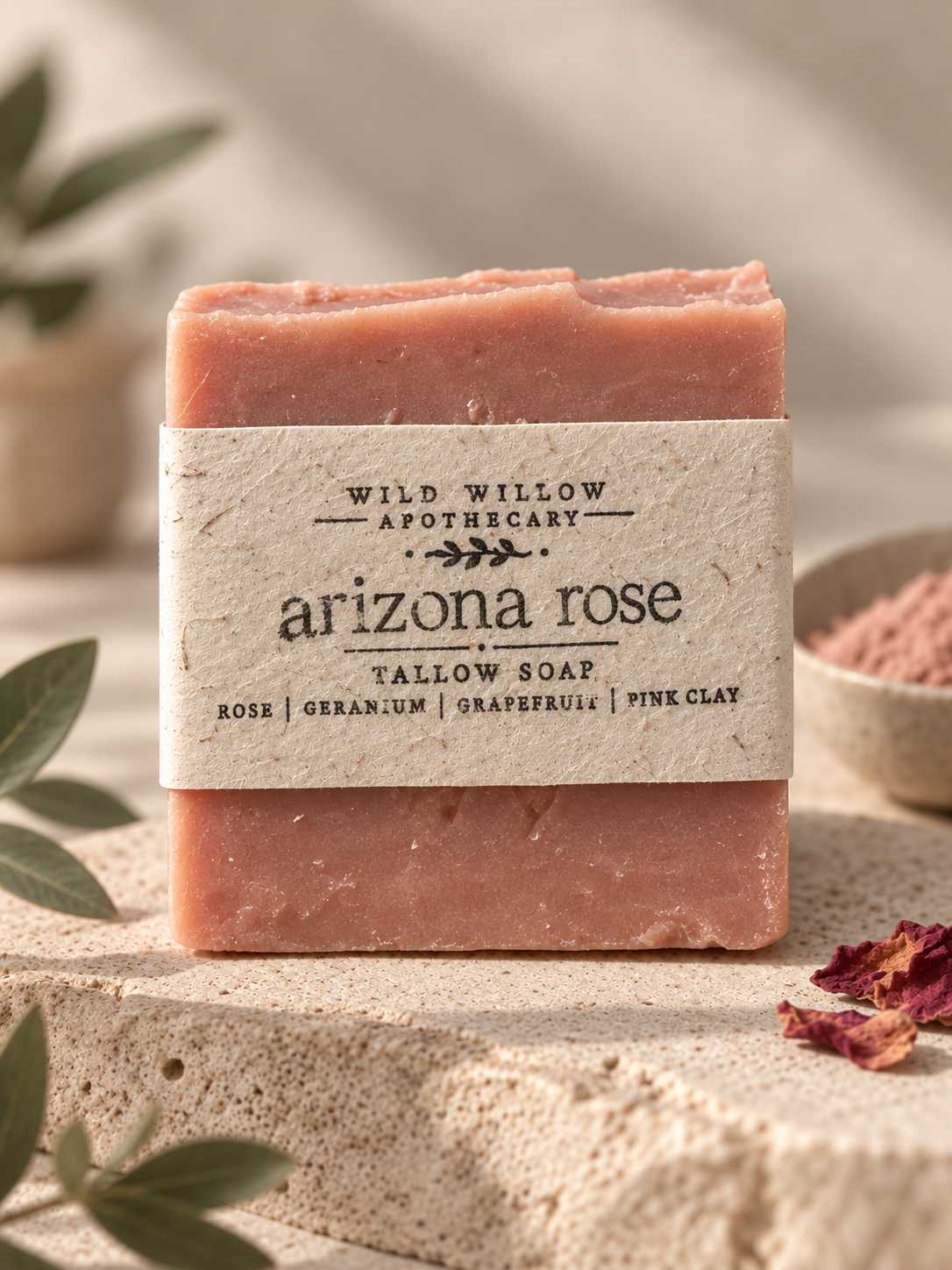 Arizona Rose Tallow Soap